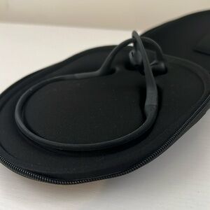 Wireless Over-Ear Neckband Headphones - Black